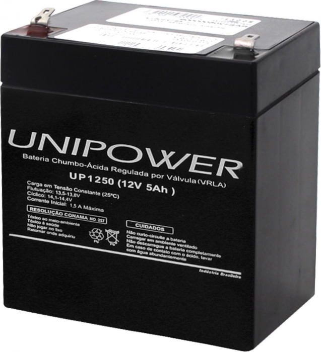 BATERIA 12V 5,0AH - UNIPOWER