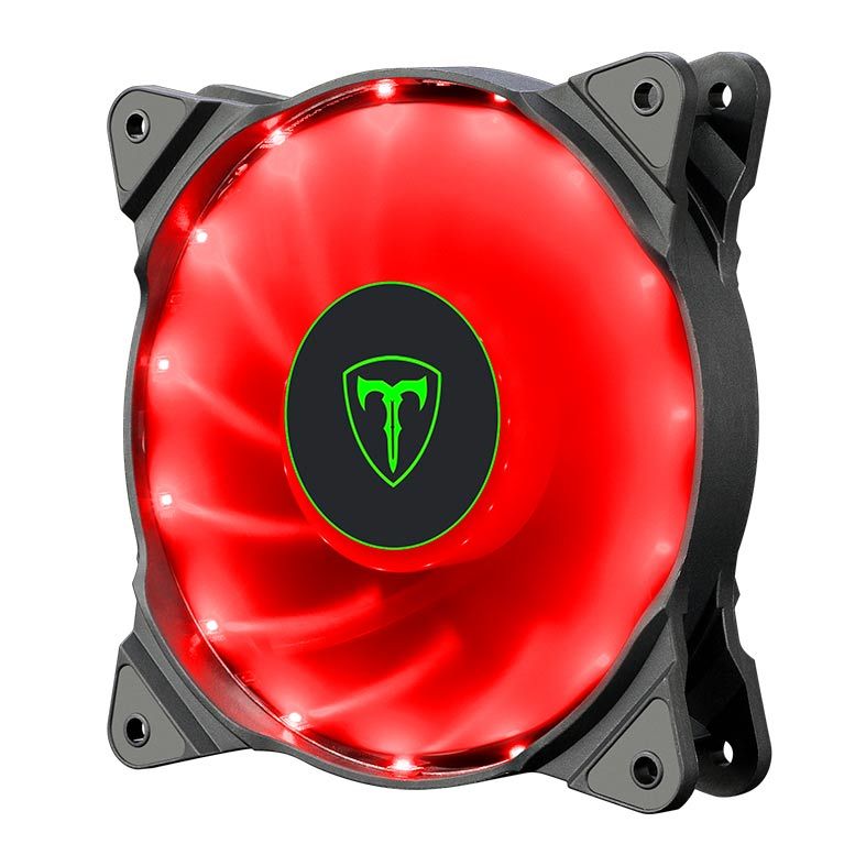 COOLER FAN 120X25MM T-DAGGER LED VERMELHO T-TGF300-R