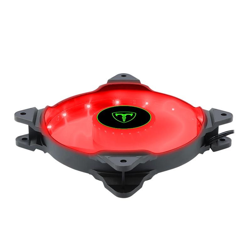 COOLER FAN 120X25MM T-DAGGER LED VERMELHO T-TGF300-R