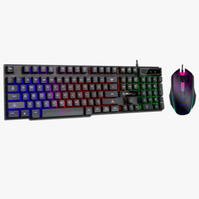 Teclado Hoopson Kit + Mouse C/fio Gamer Backlight Tpc-053k