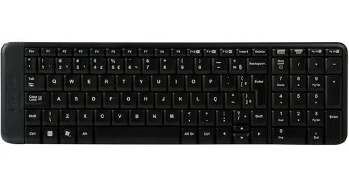 Kit Teclado e Mouse Sem Fio Logitech MK220