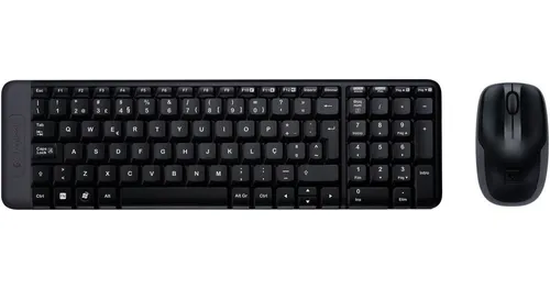 Kit Teclado e Mouse Sem Fio Logitech MK220