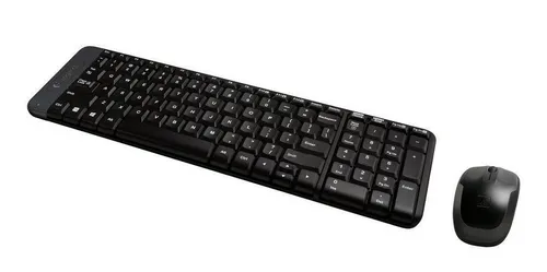 Kit Teclado e Mouse Sem Fio Logitech MK220