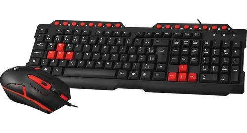 Kit Teclado E Mouse Gaming GK20 Preto C3 Tech