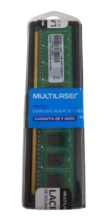 Memória Ram 8gb Ddr3 Multilaser 1600 Mhz P/ Desktop - MM810