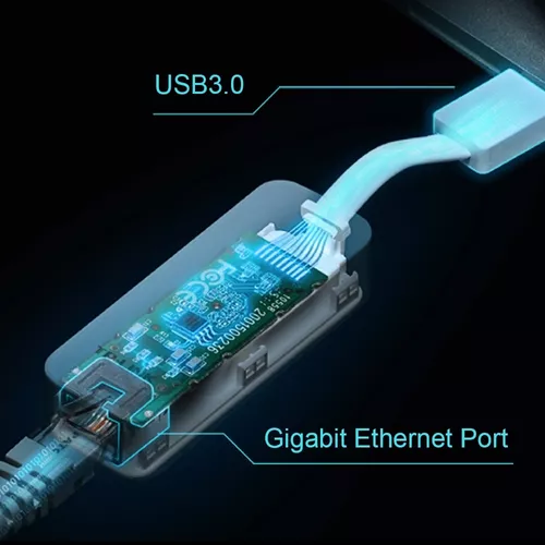 ADAPTADOR DE REDE ETHERNET GIGABIT USB 3.0 UE300 - TP-LINK