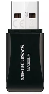 MINI ADAPTADOR USB WIRELEES N300 MERCUSYS 