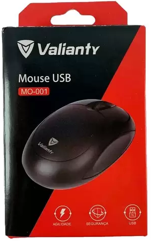 MOUSE USB MO-001 800DPI PRETO- VALIANTY