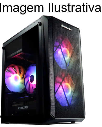 GABINETE LIKETEC GAMER CYCLE (SEM FAN / LATERAL ACRILICO/M-ATX/MESH)