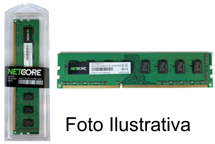 MEMORIA NETCORE 8GB (1X8GB) 2400MHz DDR4 - PC