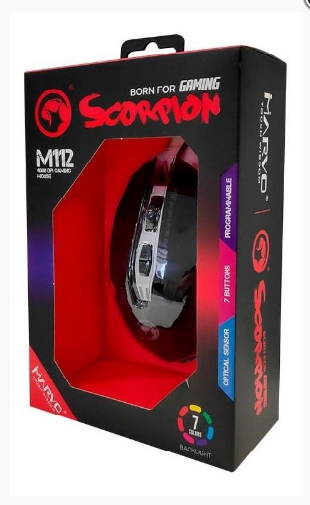 MOUSE GAMER SCORPION PTO RAINBOW M112