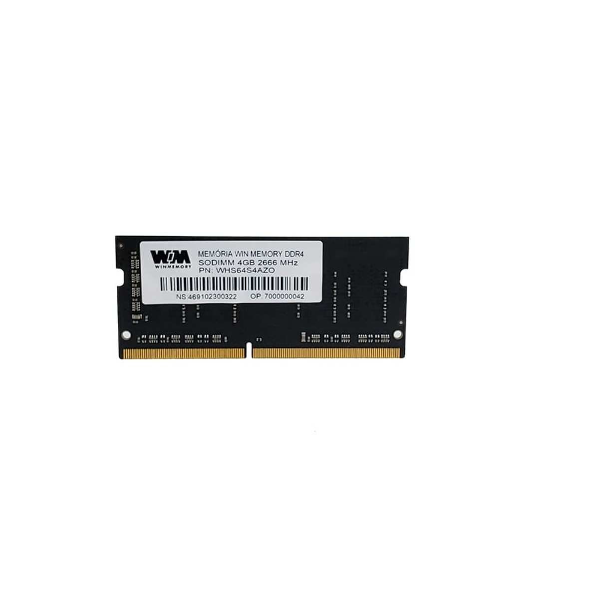 MEMÓRIA NOTEBOOK 4GB DDR4 2666MHZ - WINMEMORY